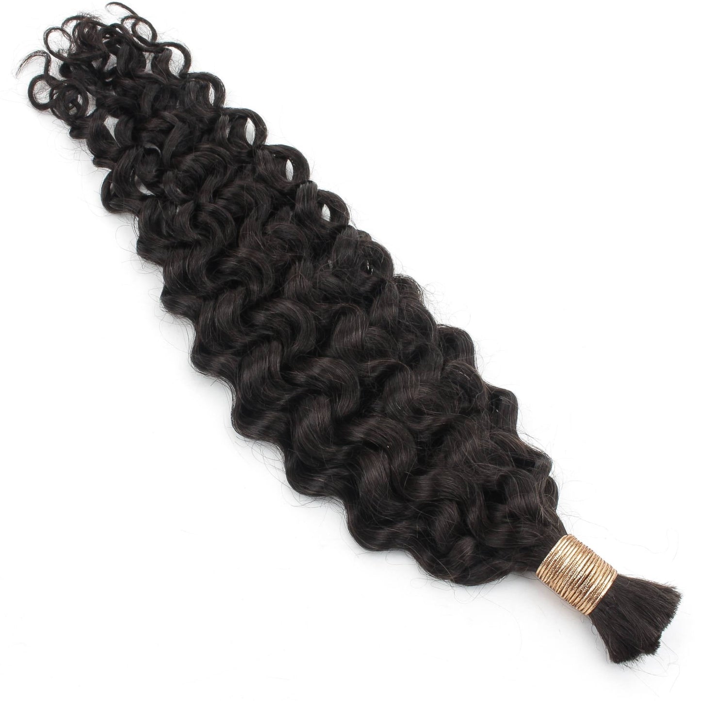 Natural 1B Ocean Wave Bulk Braiding Hair