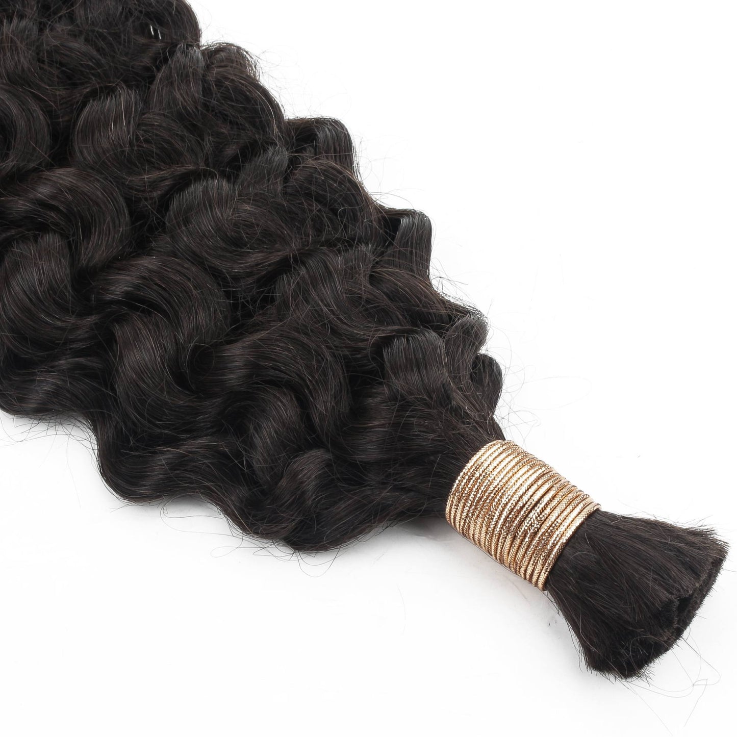 Natural 1B Ocean Wave Bulk Braiding Hair