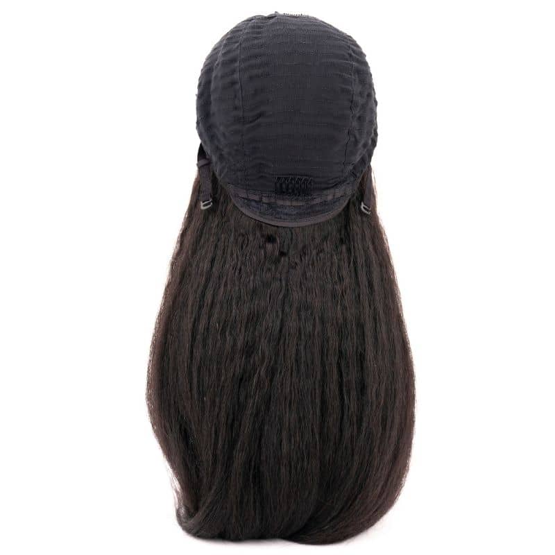 Textured, Straight, U Part | 100% Human Hair Wig