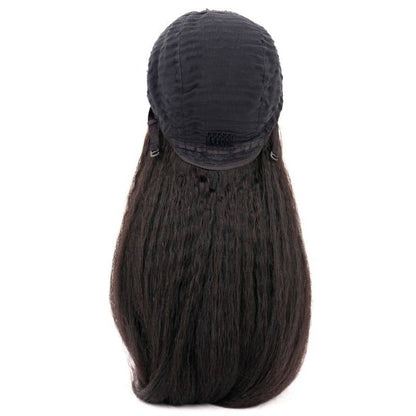 Textured, Straight, U Part | 100% Human Hair Wig