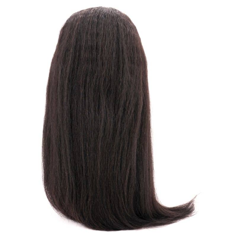 Textured, Straight, U Part | 100% Human Hair Wig
