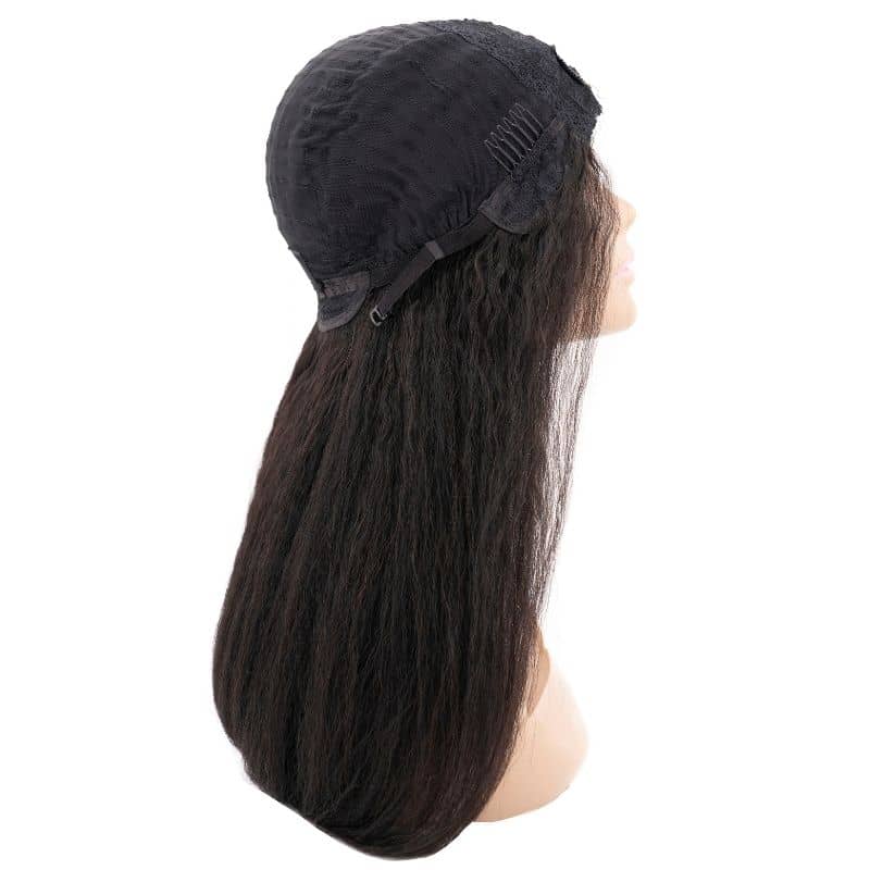 Textured, Straight, U Part | 100% Human Hair Wig