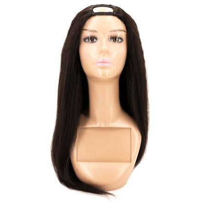 Textured, Straight, U Part | 100% Human Hair Wig