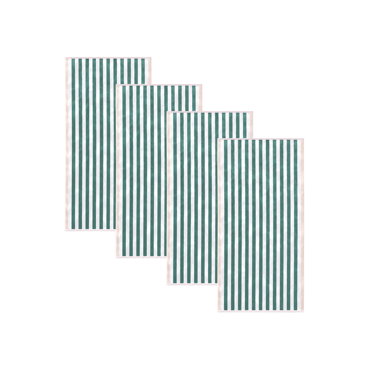 Oversized Striped Border Cabana Beach Towel - Santa Cruz