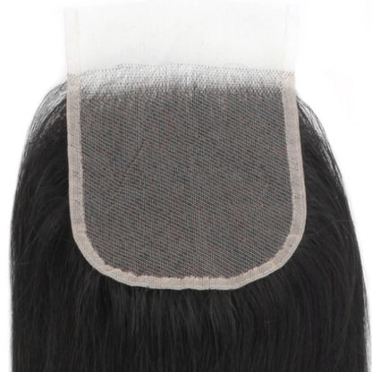 Brazilian Silky Straight 4x4 Transparent Lace Hair Closure