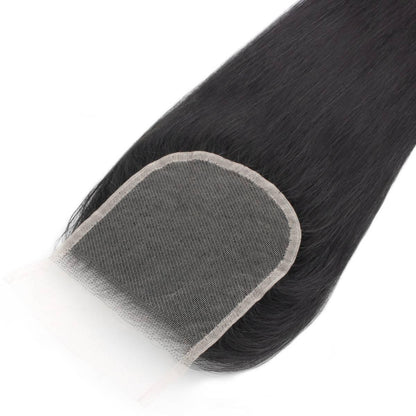 Brazilian Silky Straight 4x4 Transparent Lace Hair Closure