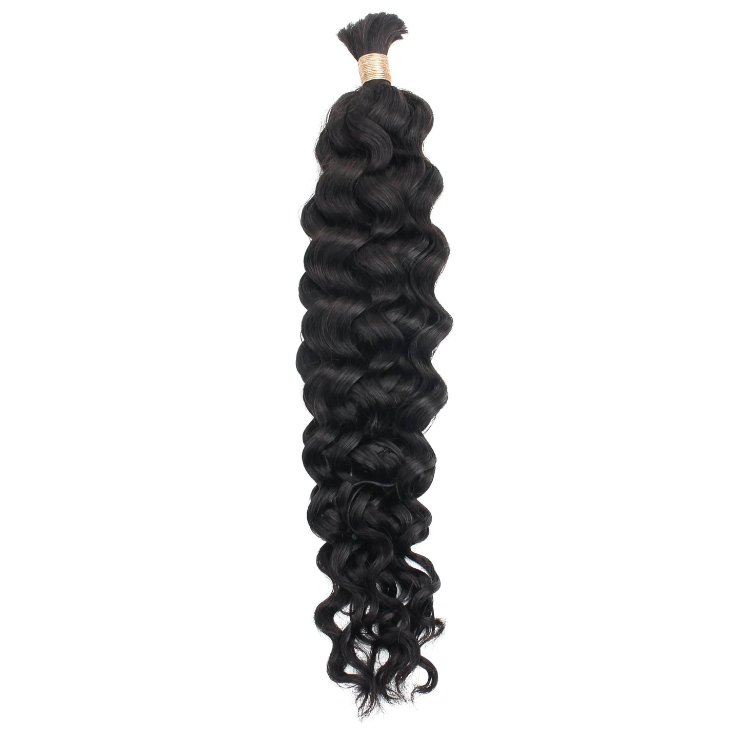 Natural 1B Latin Wave Bulk Braiding Hair