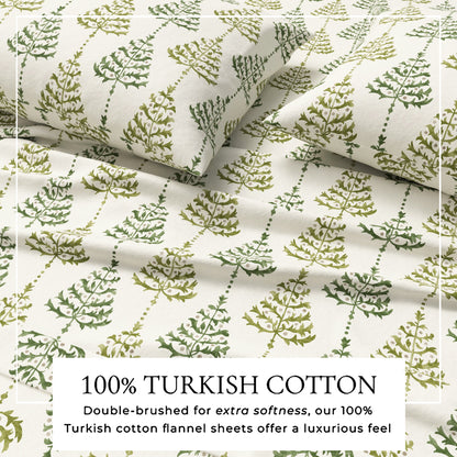 Turkish Cotton Flannel Sheet Set - Elevated Holiday Collection