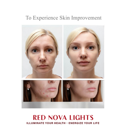 Red Nova Lights Face Mask | LED Light Support