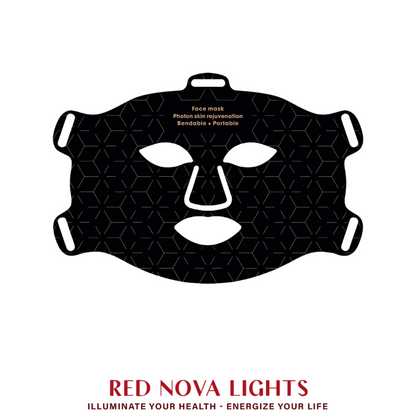 Red Nova Lights Face Mask | LED Light Support