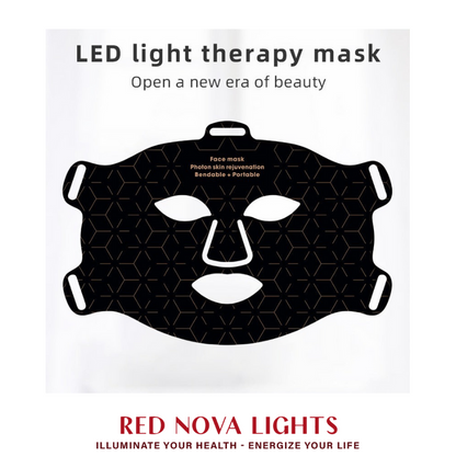Red Nova Lights Face Mask | LED Light Support