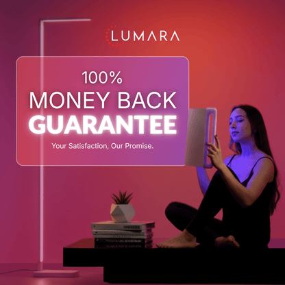 The Lumara Illuminate Blue Light Panel Supports Blemish Prone Skin
