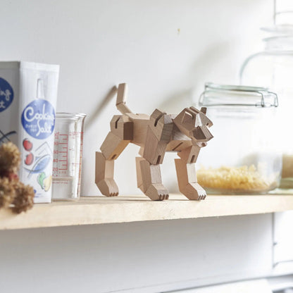 Morphits® Modern Wooden Tiger Decor – Interactive Puzzle & Art Piece