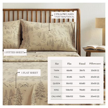Turkish Cotton Flannel Sheet - Stratton Collection