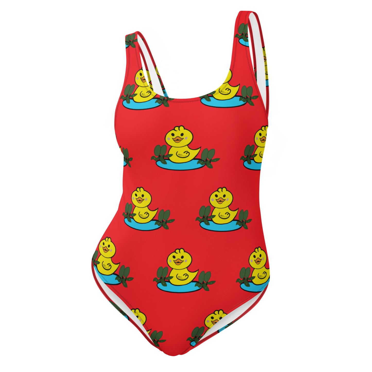 Paint Your Palette™ | One Piece Swimsuit, Duck, Red