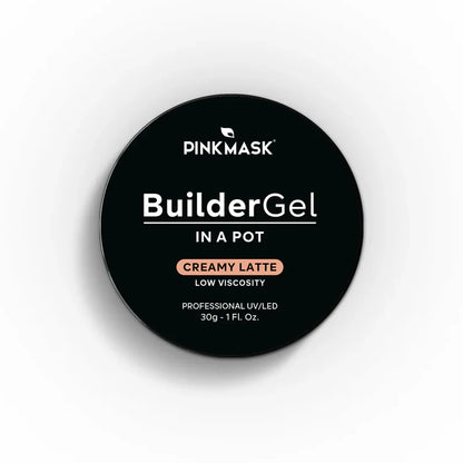 Pink Mask - Builder Gel in a Pot Creamy Latte