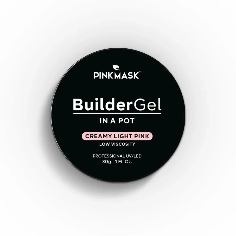 Pink Mask - Builder Gel in a Pot Creamy Light Pink