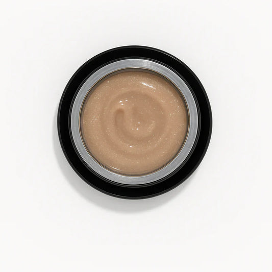 Pink Mask - Builder Gel in a Pot Shimmer Camel
