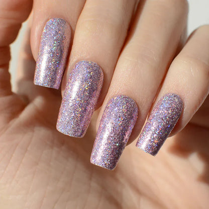 Pink Mask - Holographic Glitter #2