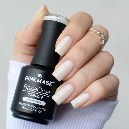 Pink Mask - Rubber Base Coat White