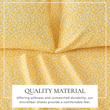 Watercolor Floral Sheet Set - Delia Collection