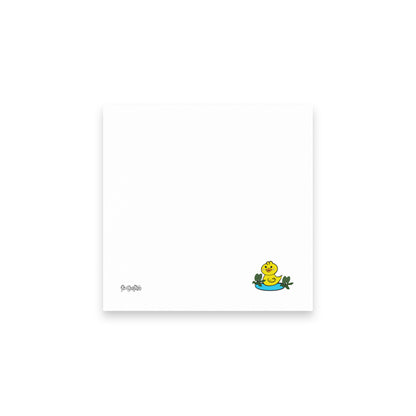 Paint Your Palette™ Standard Note pad, Duck