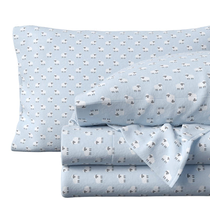 Turkish Cotton Christmas Flannel Sheet - Whittaker Collection
