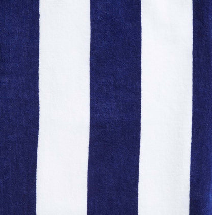 Cotton Velour Cabana Stripe Beach Towel | Novia Collection