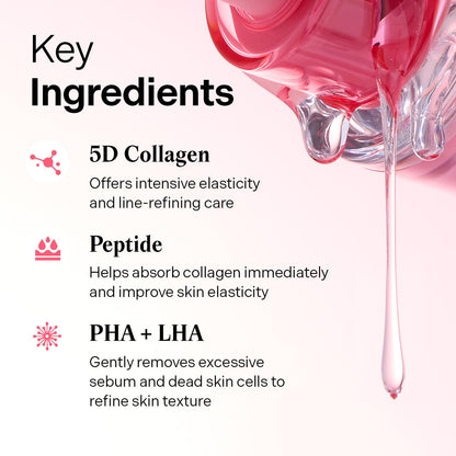 Product packaging with key ingredients listed on a white background