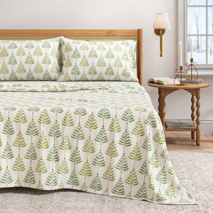 Turkish Cotton Flannel Sheet Set - Elevated Holiday Collection