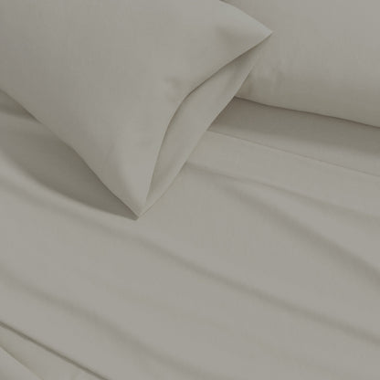Cotton Solid Flannel Sheet - Nordic Collection