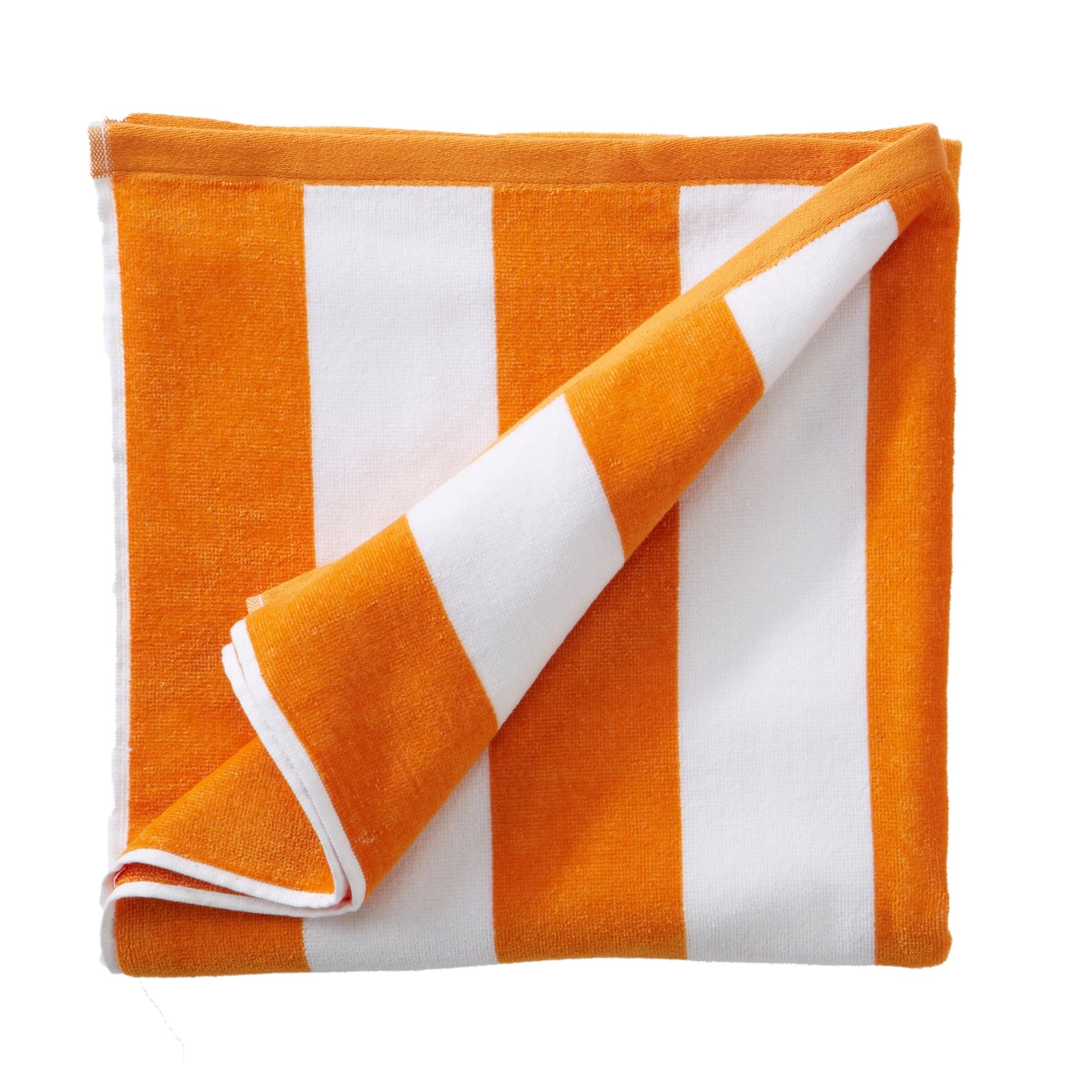 Cotton Velour Cabana Stripe Beach Towel | Novia Collection