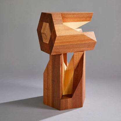 Yosegi Wood Stool, Pair - Japanese Craftsmanship