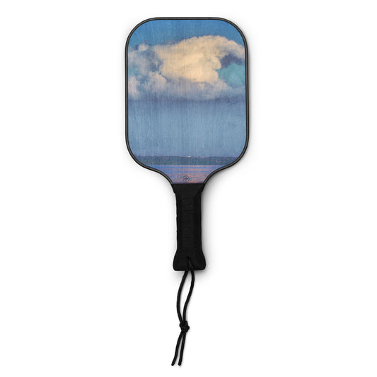 Your Suggested Brand Paddle with a design of a cloud over water 